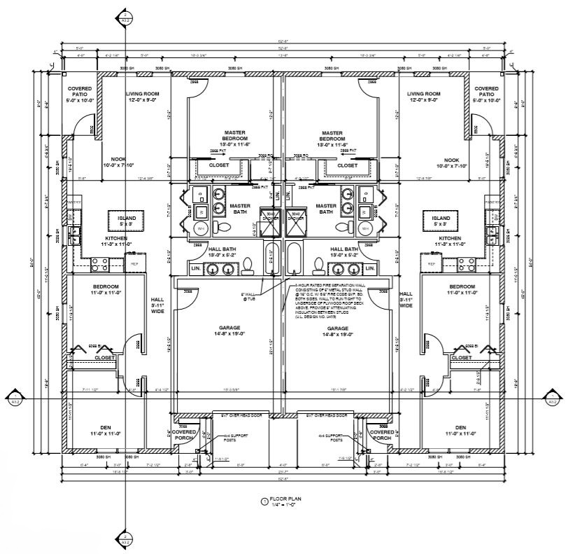 Cancun Duplex floor plan